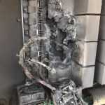 Electrical fire damage