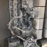 Electrical fire damage