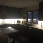 dark and moody kitchen